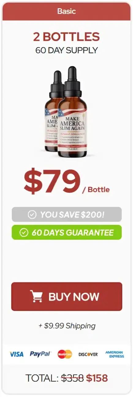 Make America Slim Again one bottle